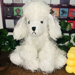 Y2K Webkinz Ganz White Poodle Vintage 2000’s Toy Plush